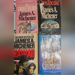 LOT OF 4 JAMES MICHENER NOVELS